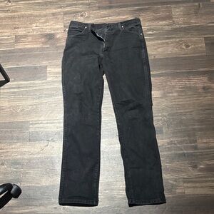 Wrangler Men's Bootcut Black Jeans